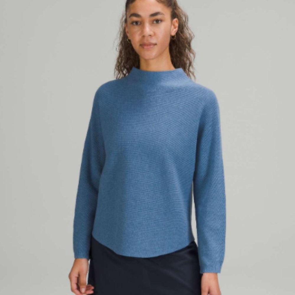 Lululemon Boxy Cotton-Blend Sweater M/L
